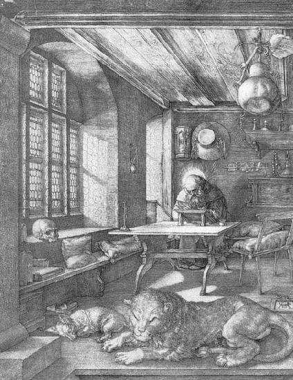 Albrecht Durer St Jerome in his Study Norge oil painting art